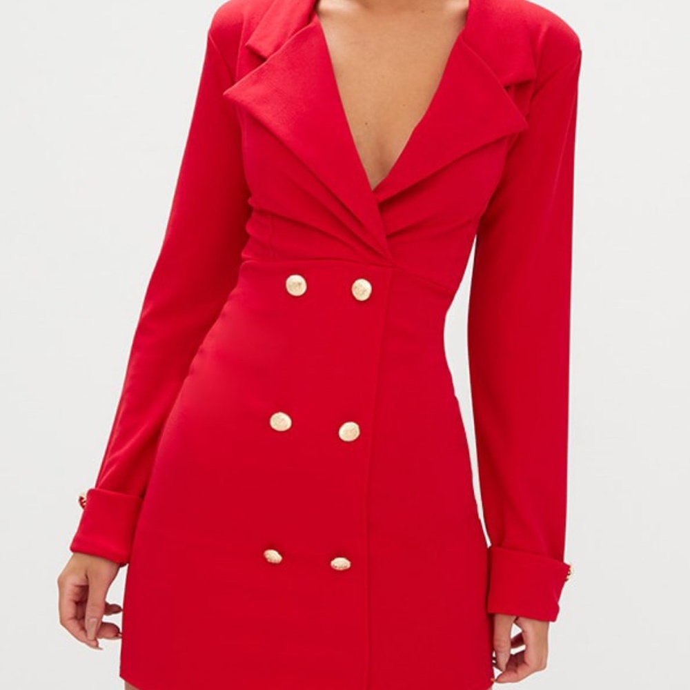 Red Blazer Dress | Made in Italy